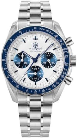 Amazon | Watchdives 39mm クロノグラフウォッチ 男性用 - WD1863 VK63